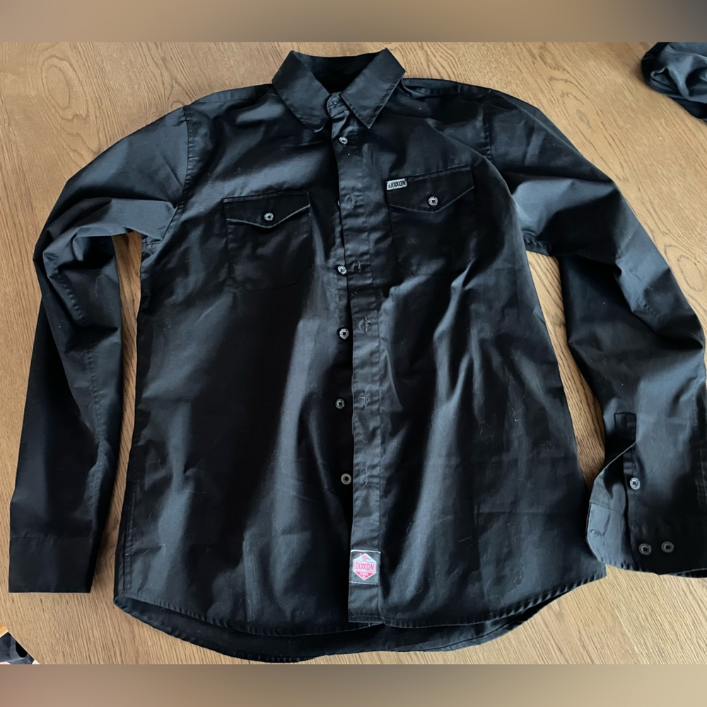DIXXON Men's Black Work Shirt